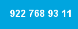 922 768 93 11 922 768 93 11